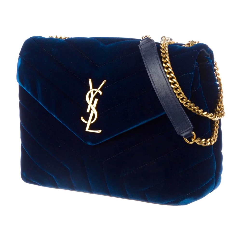 SAINT LAURENT
Medium Velvet College Bag